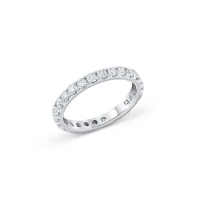 18k White Gold 1.04 ctw Eternity Band