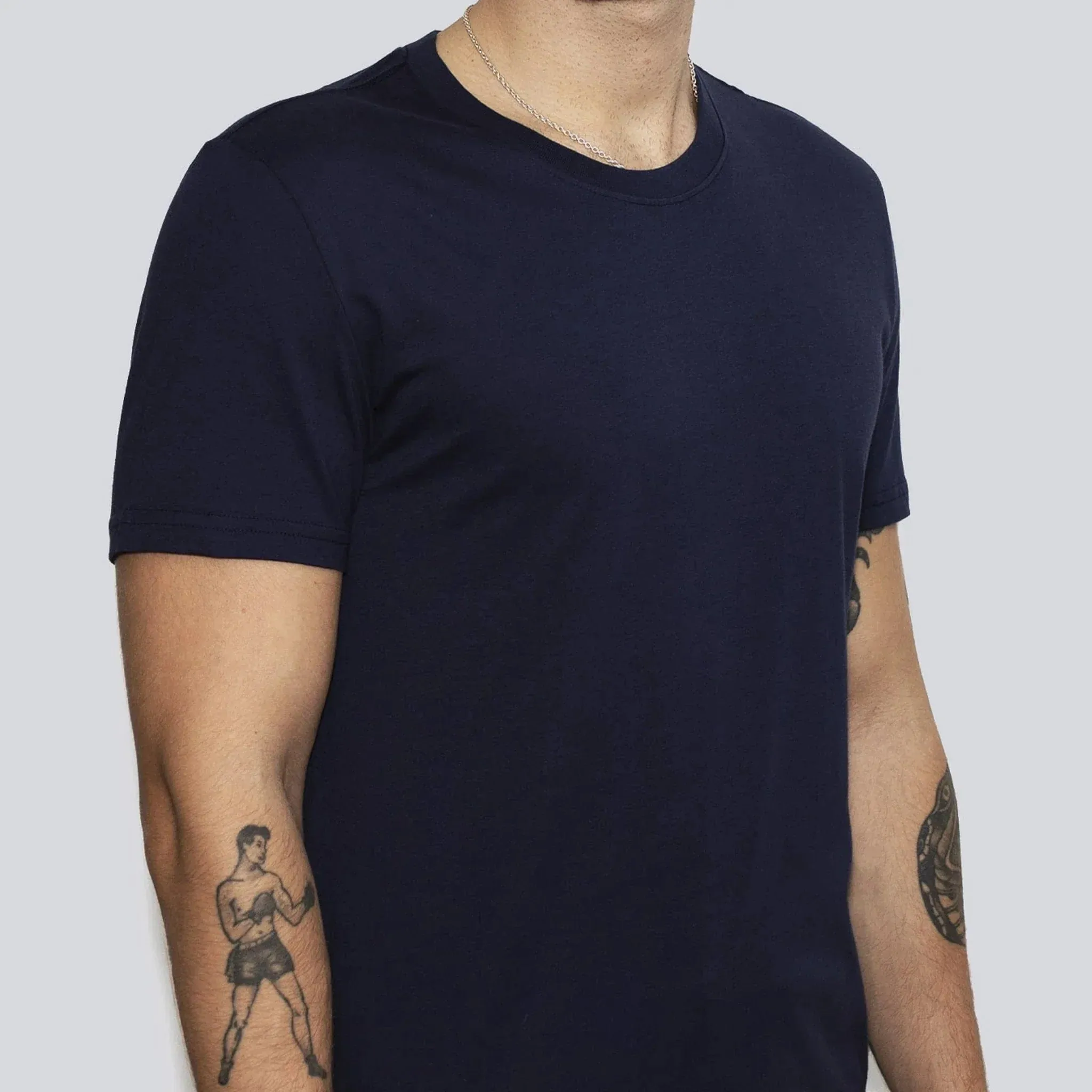 3 Pack | Men’s T-Shirts, Recycled Cotton, Midnight