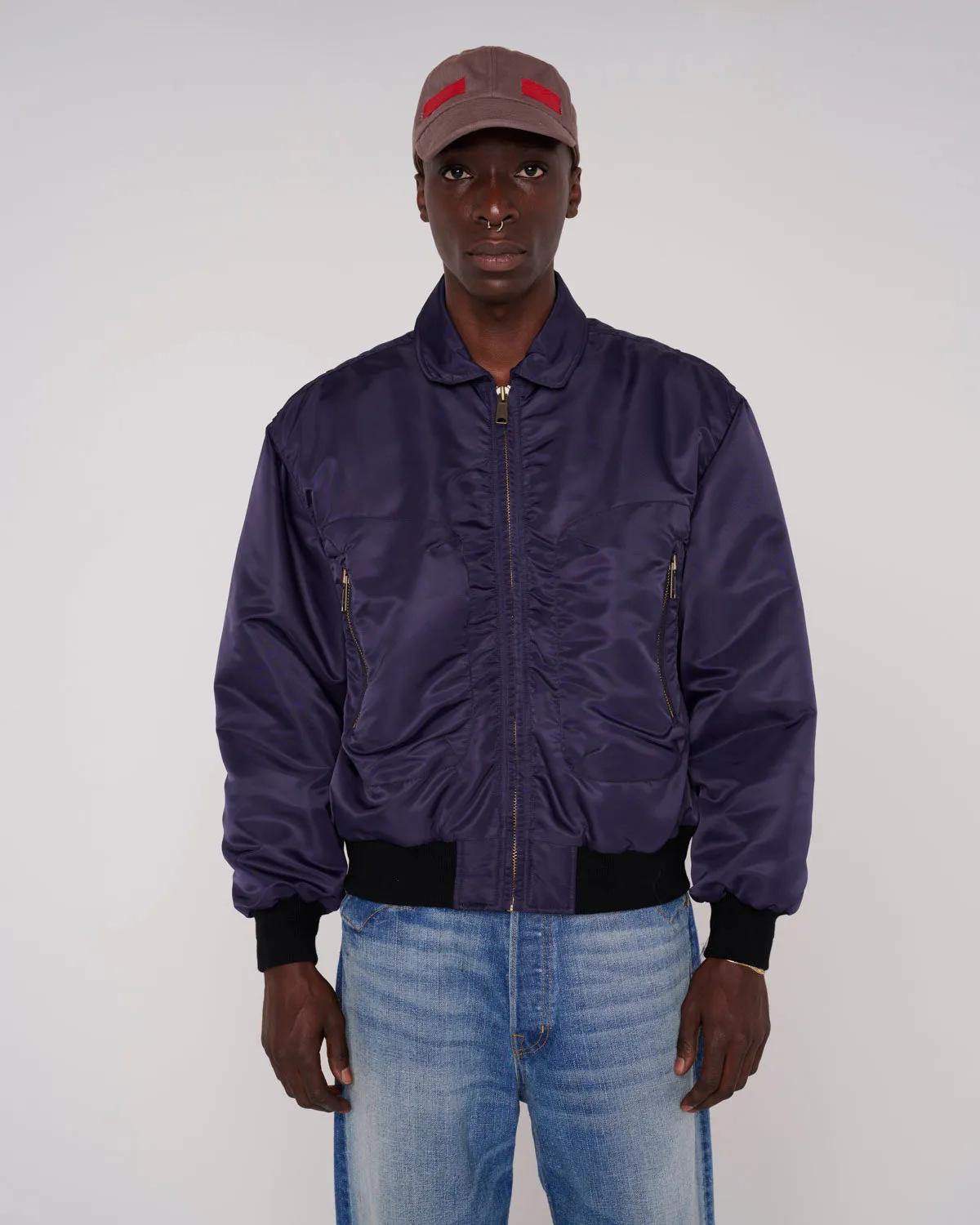 3D Flight Jacket - Navy