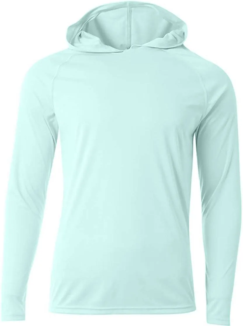 A4 Cooling Performance Hooded Long Sleeve T-Shirt