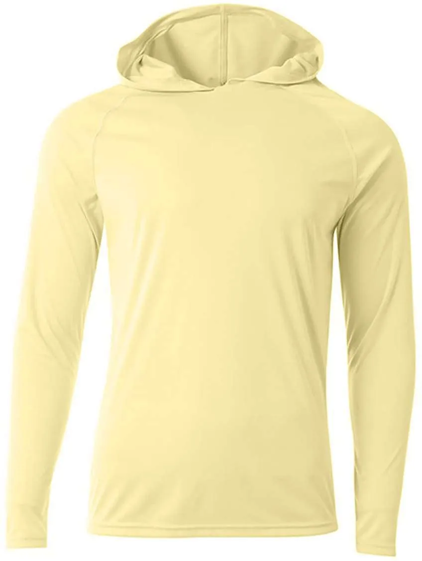 A4 Cooling Performance Hooded Long Sleeve T-Shirt