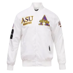 ALCORN STATE UNIVERSITY CLASSIC SATIN JACKET (WHITE)