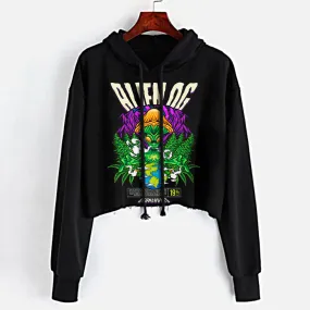 Alien OG Crop Top Hoodie