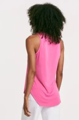 Another Love Ellis V-Neck Tank- Pink