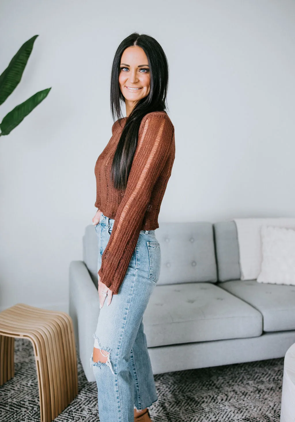 Avah Cropped Sweater