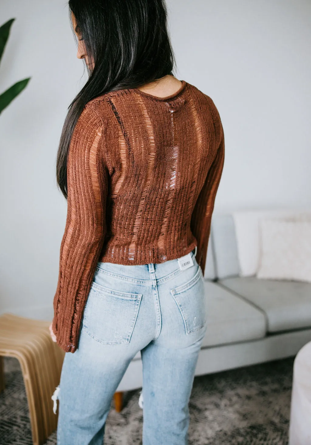 Avah Cropped Sweater