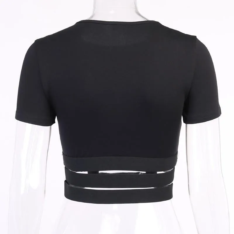 Baby Girl Suspender Crop Top