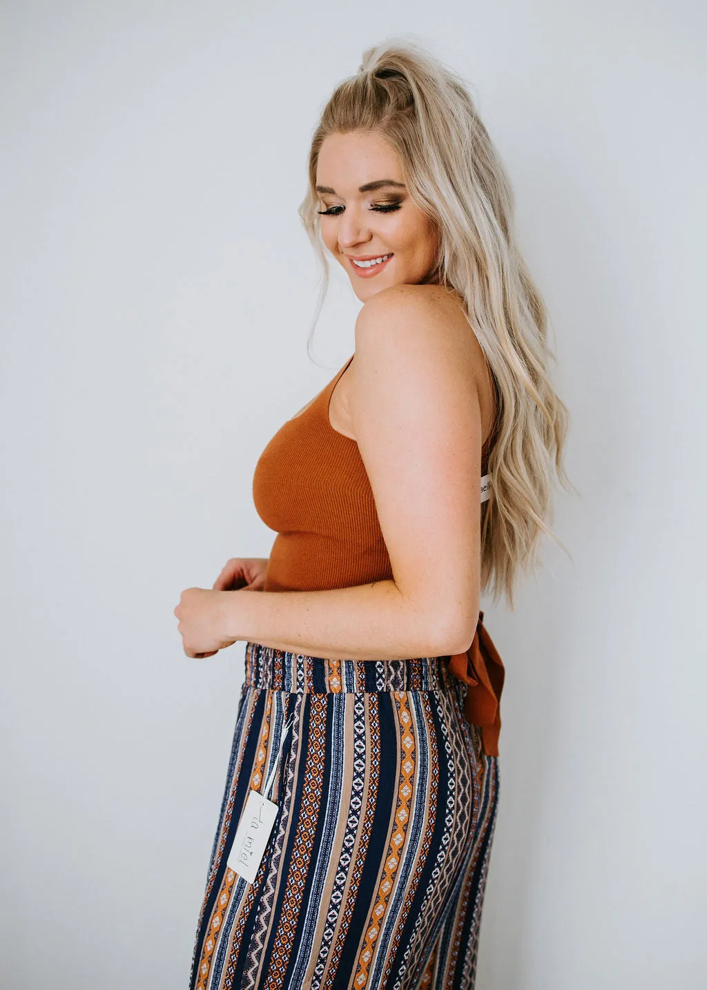 Back Story Cropped Knit Tank