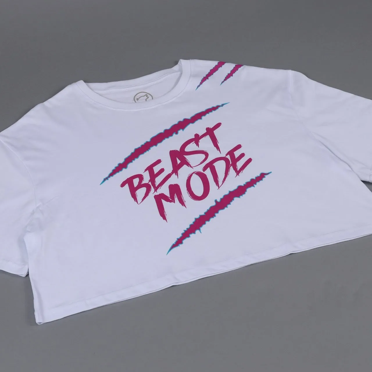 Beastmode Pink Cropped Tee