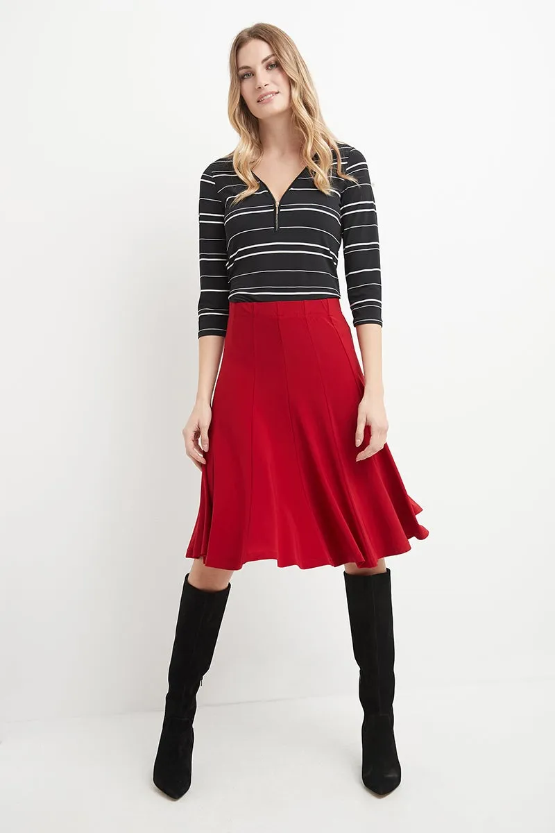 Bell Shaped Long Skirt with Flippy Flare