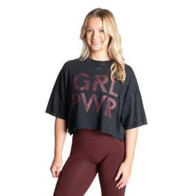 Better Bodies Grl Pwr Tee - Washed Black