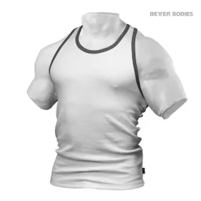 Better Bodies Men's Rib T-Back - White