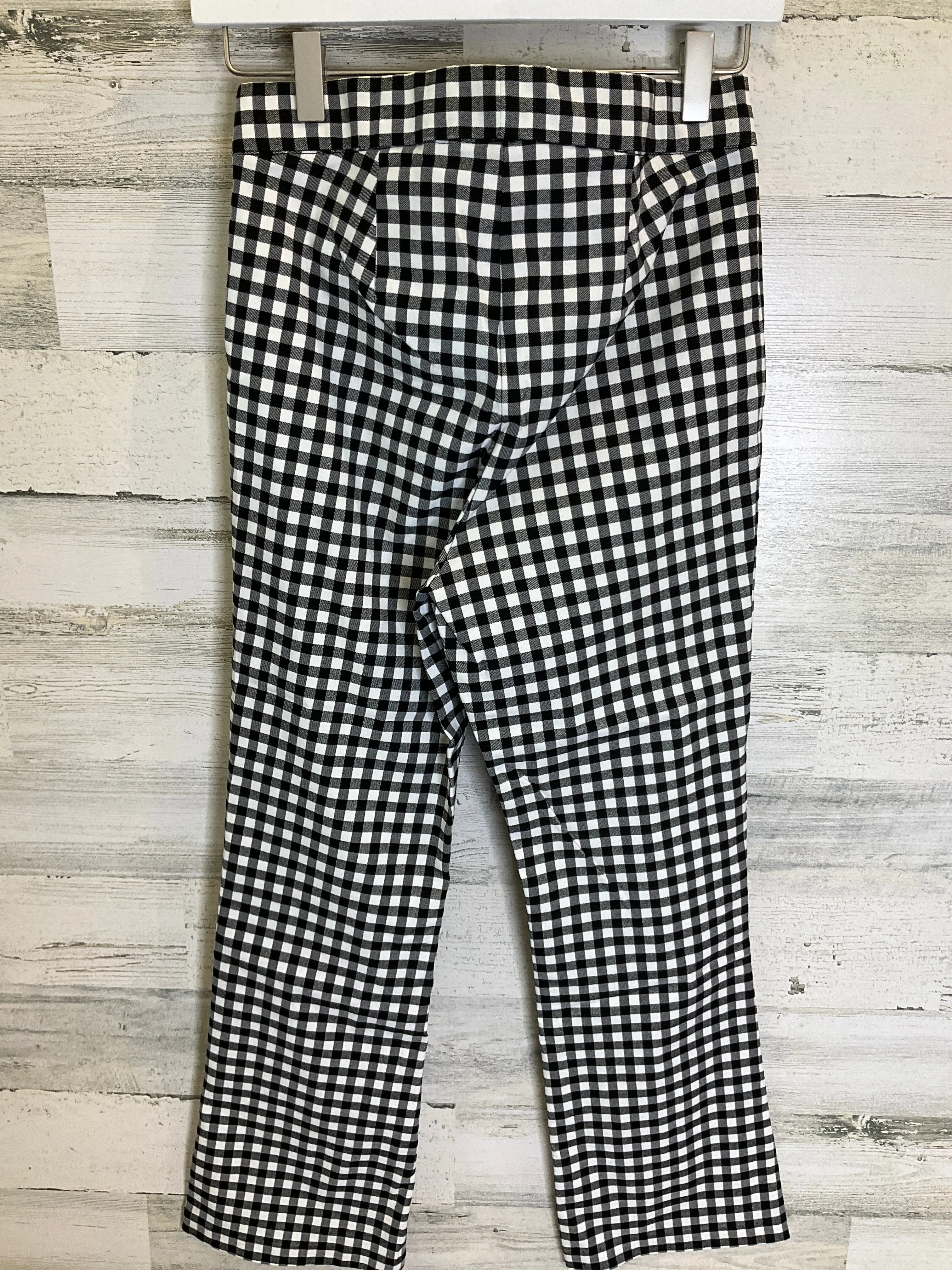 Black & White Pants Cropped Shelli Segal, Size S