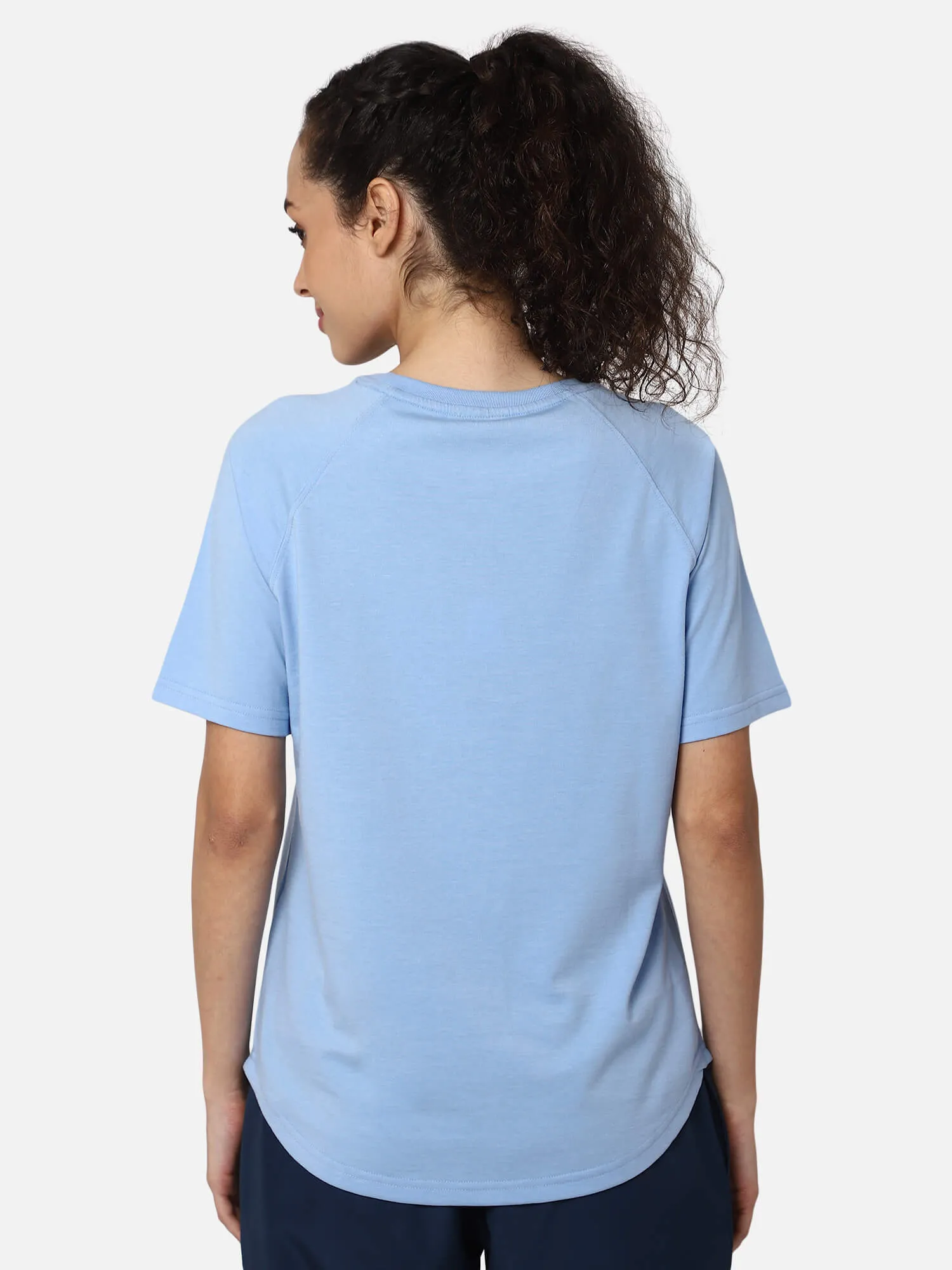 Blossom Women Blue T-Shirt