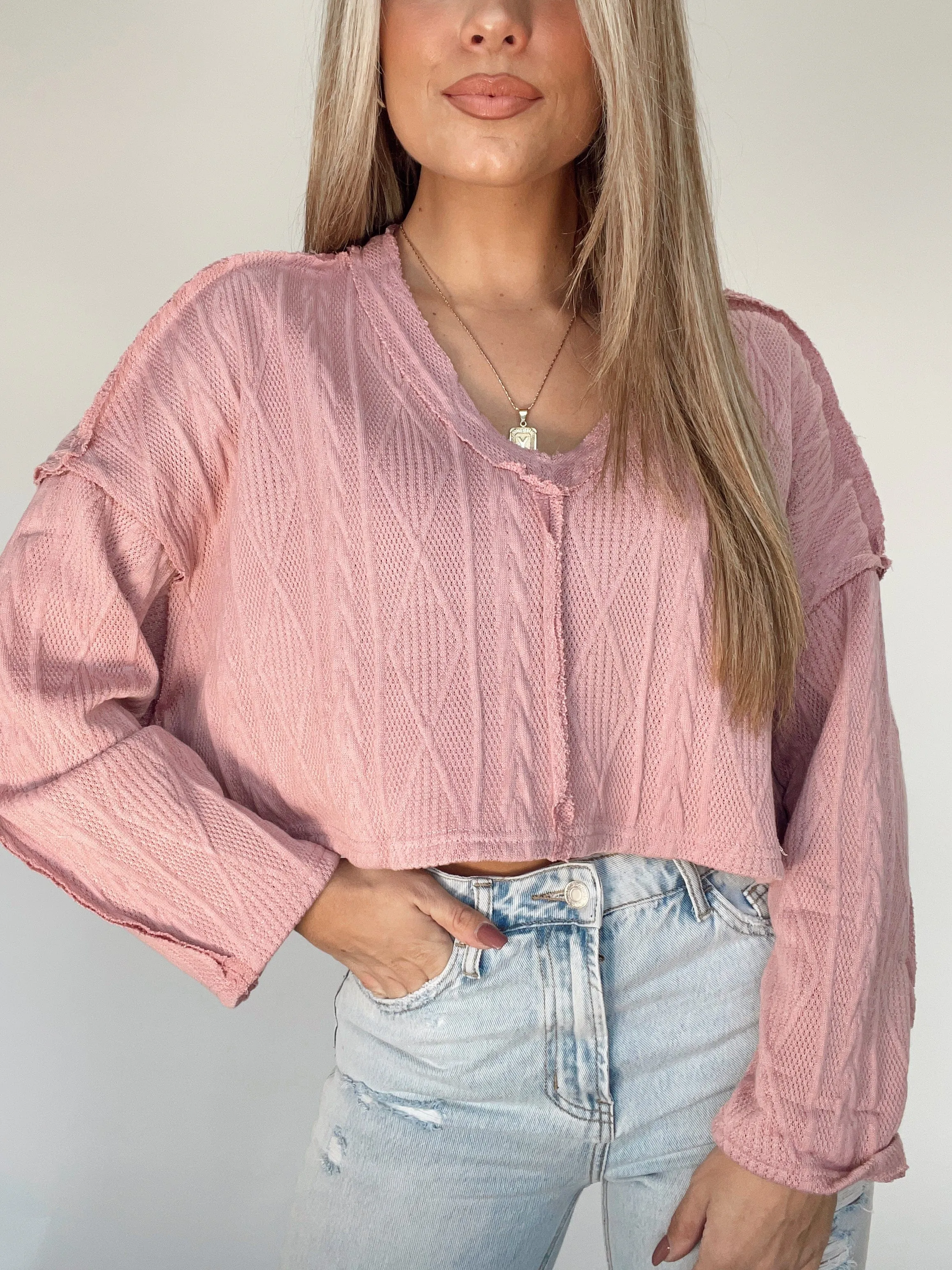 Blush Count On Me Top