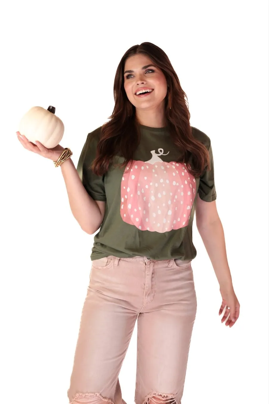 Blush Pumpkin Graphic Tee