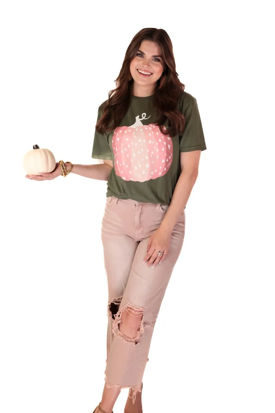 Blush Pumpkin Graphic Tee