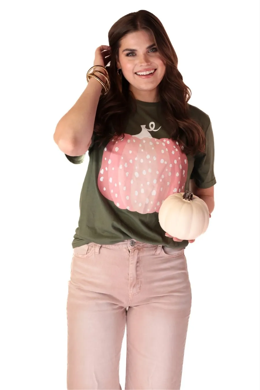 Blush Pumpkin Graphic Tee