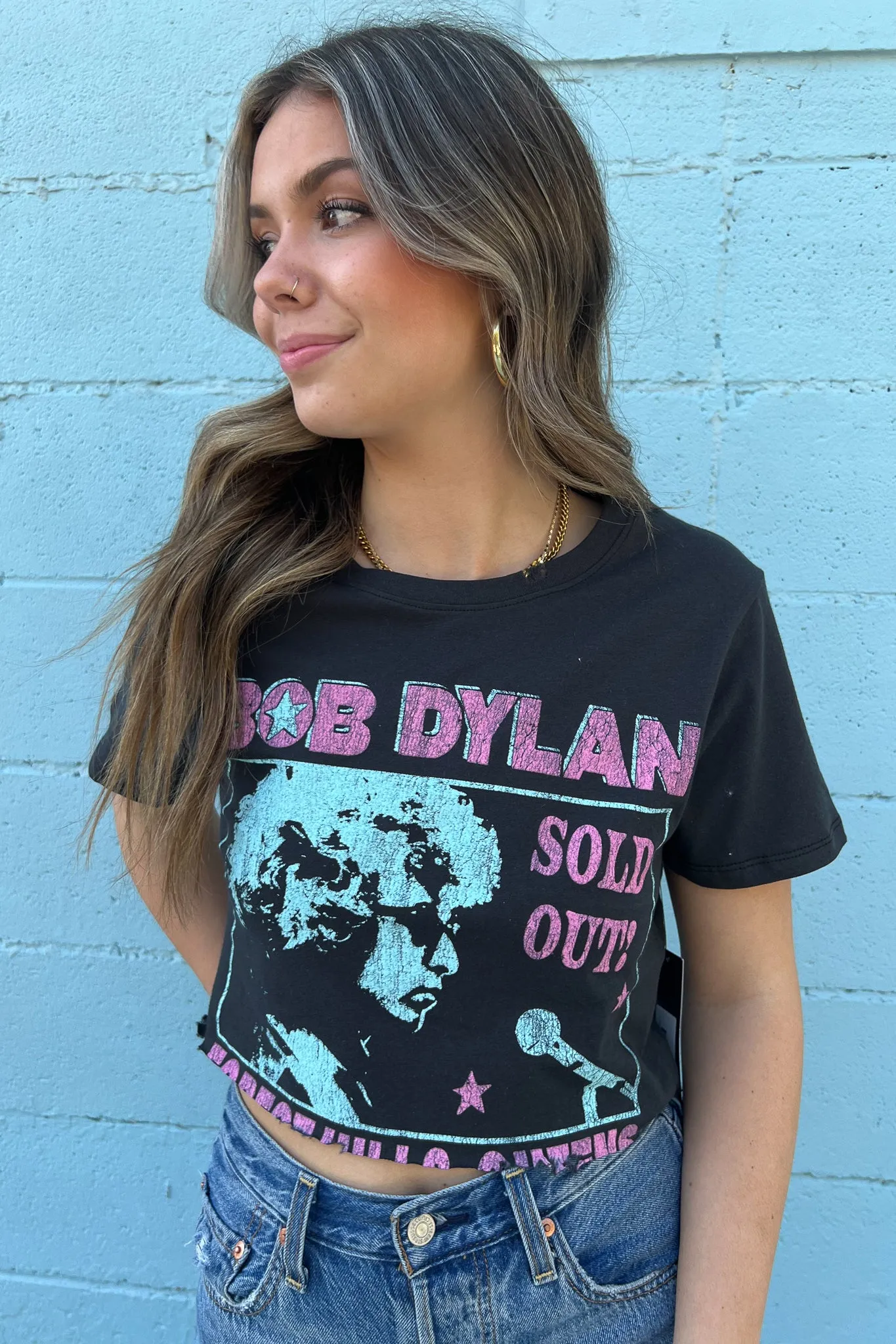 Bob Dylan Forest Hills Crop Tee