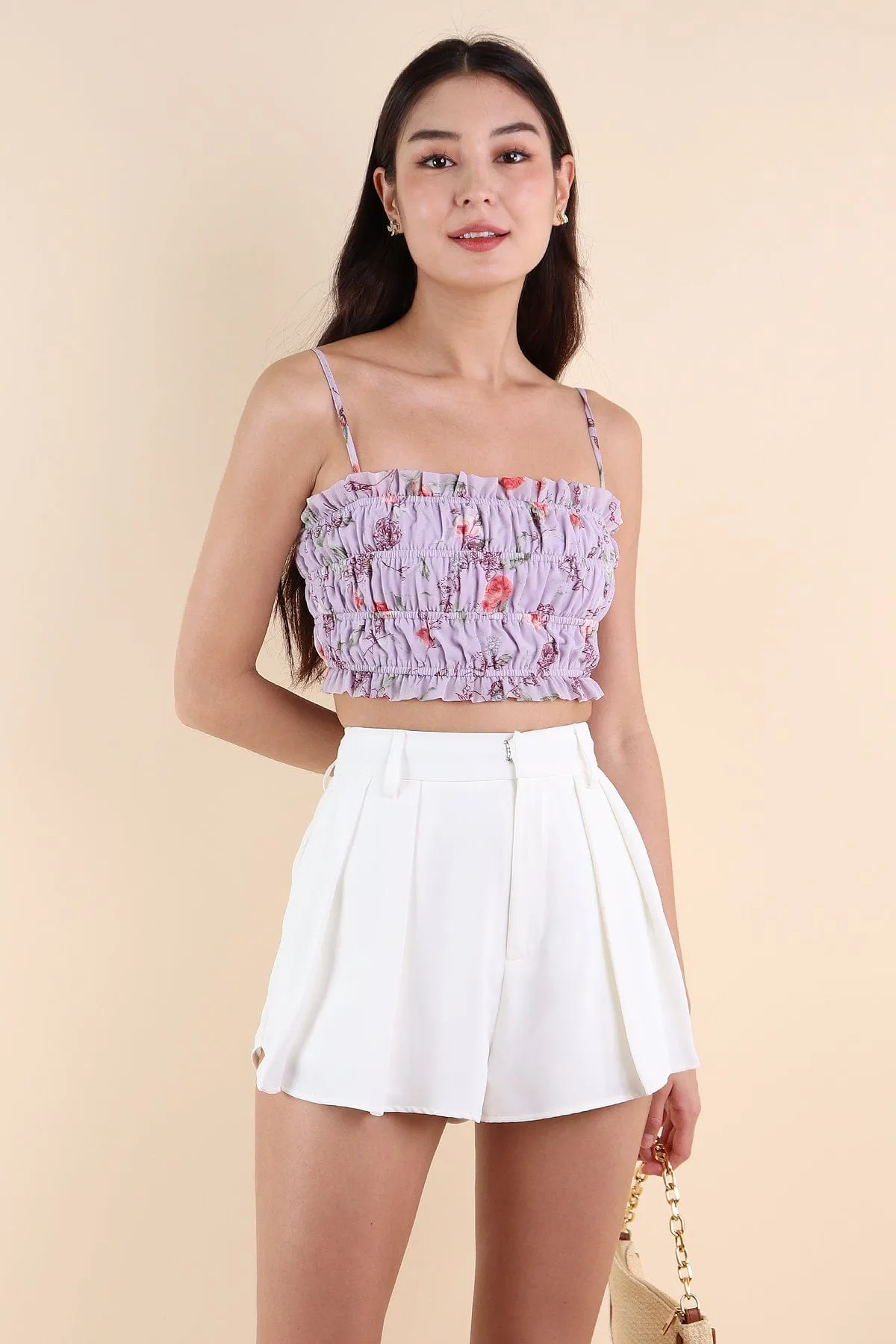 BOTANNIA FLORAL TOP IN LILAC