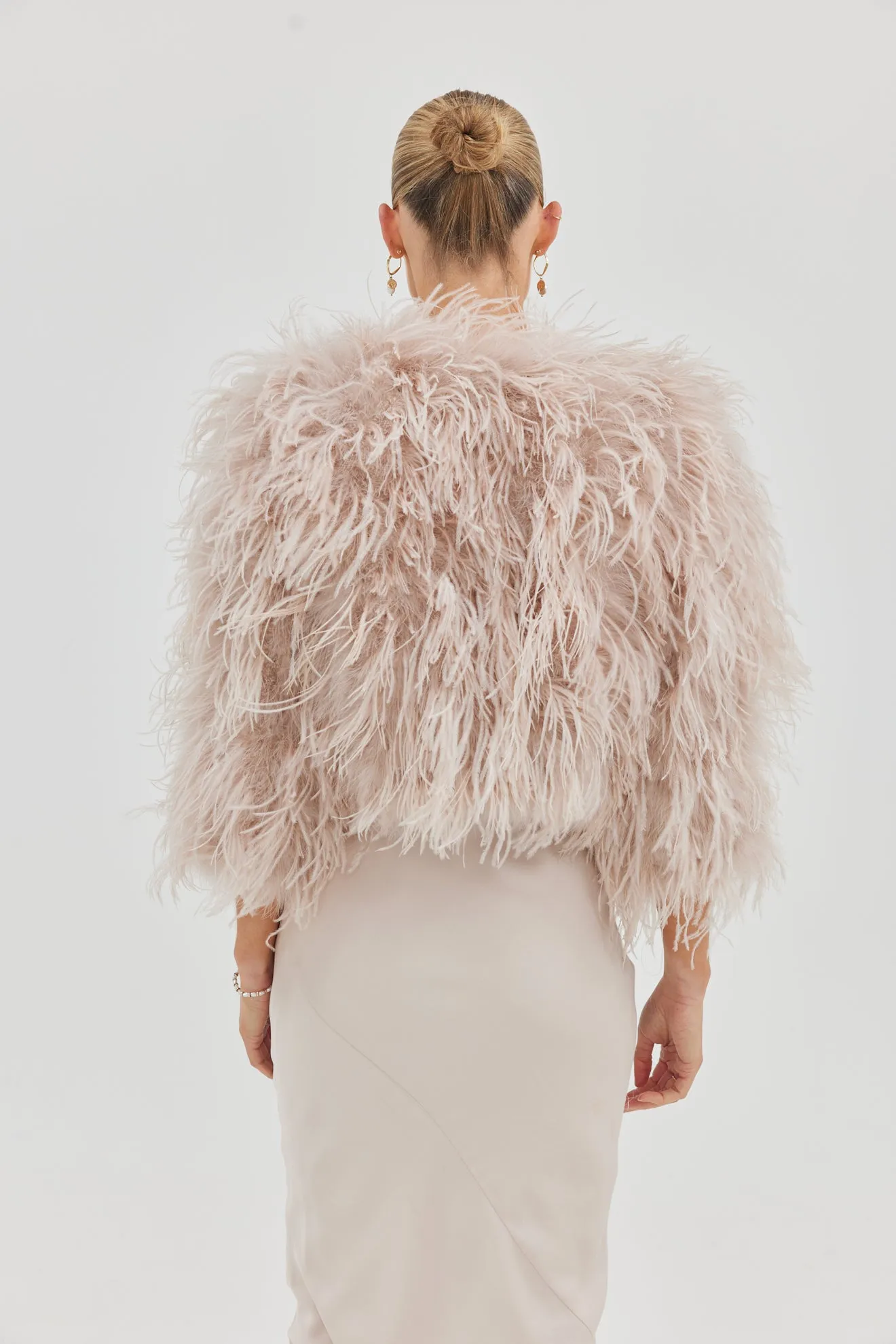 Bridal Dahlia Jacket - Blush