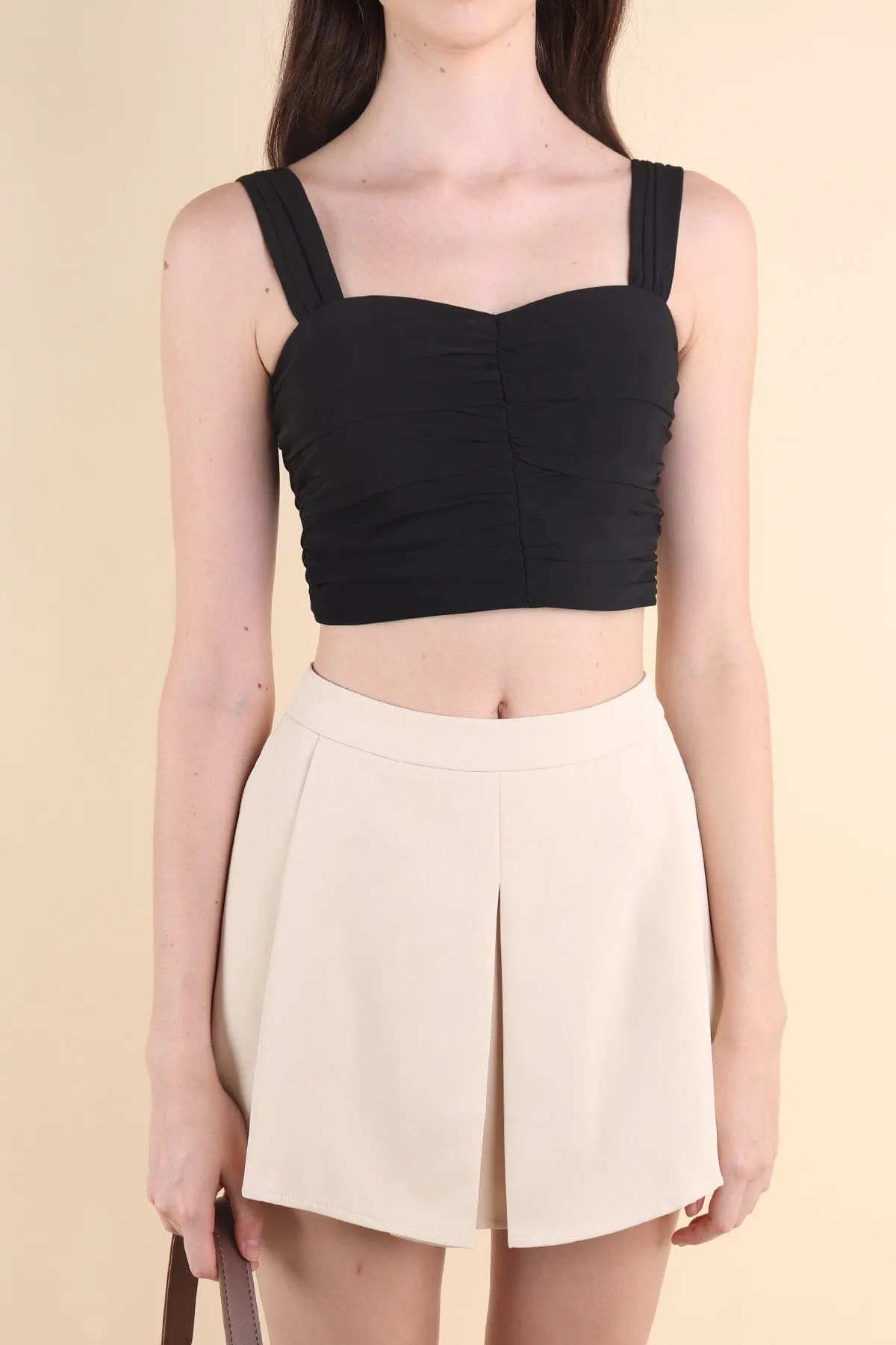 CALIA SWEETHEART TOP IN BLACK