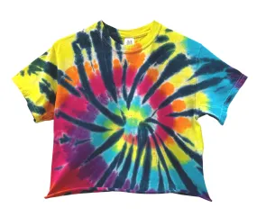 Chameleon Tie-Dye Unisex Cropped Tee