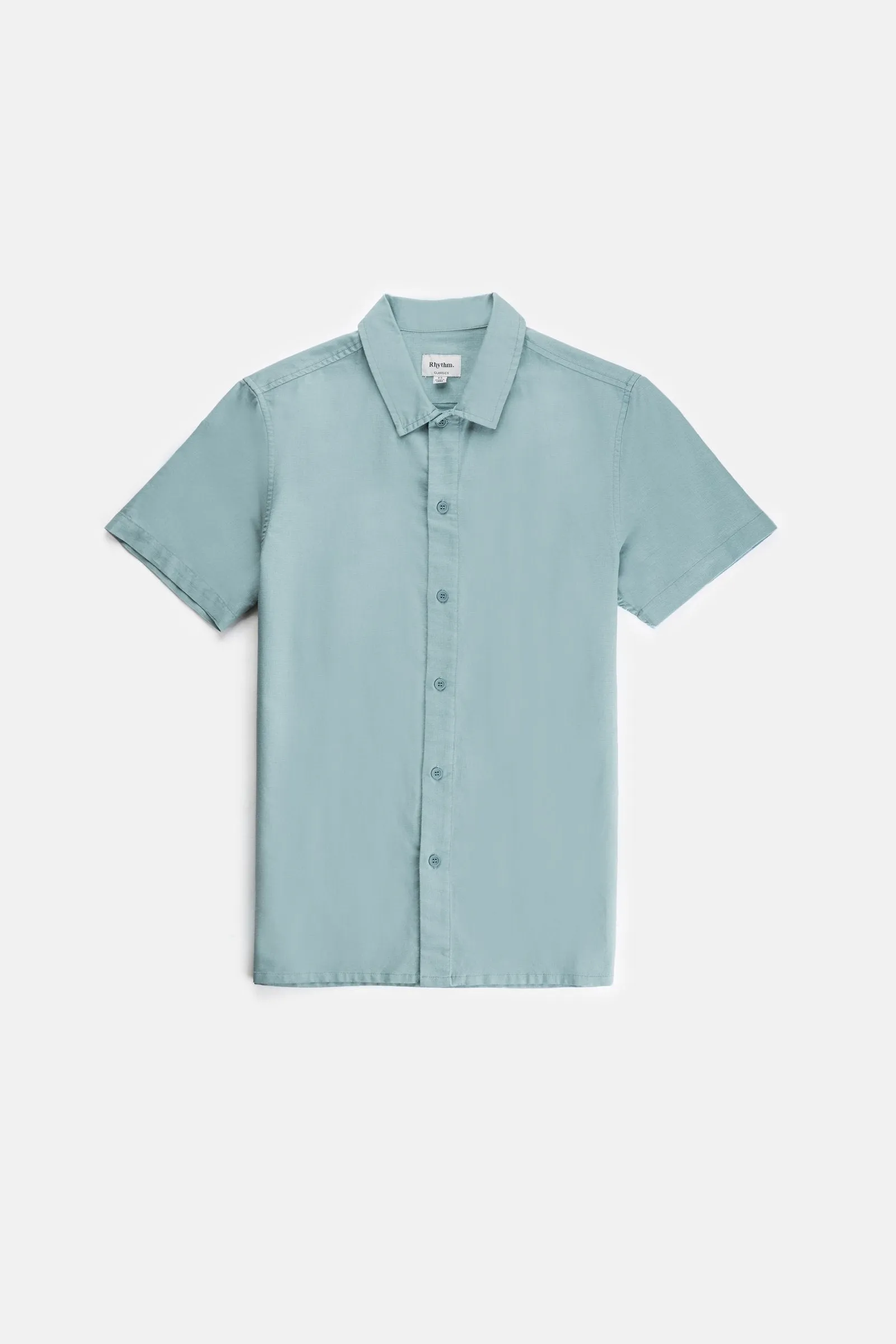 Classic Linen SS Shirt Eucalyptus