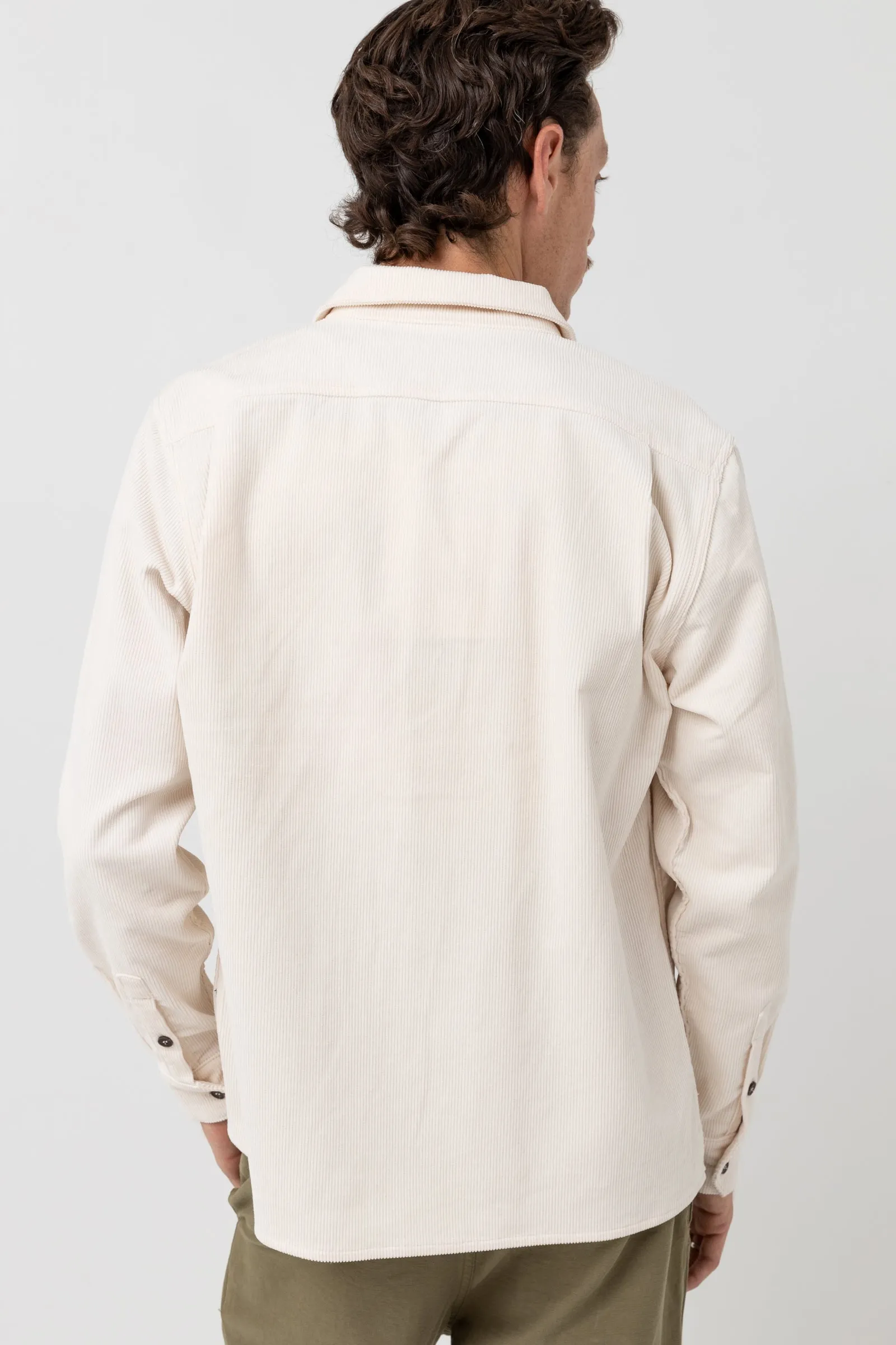 Cord Ls Shirt Natural