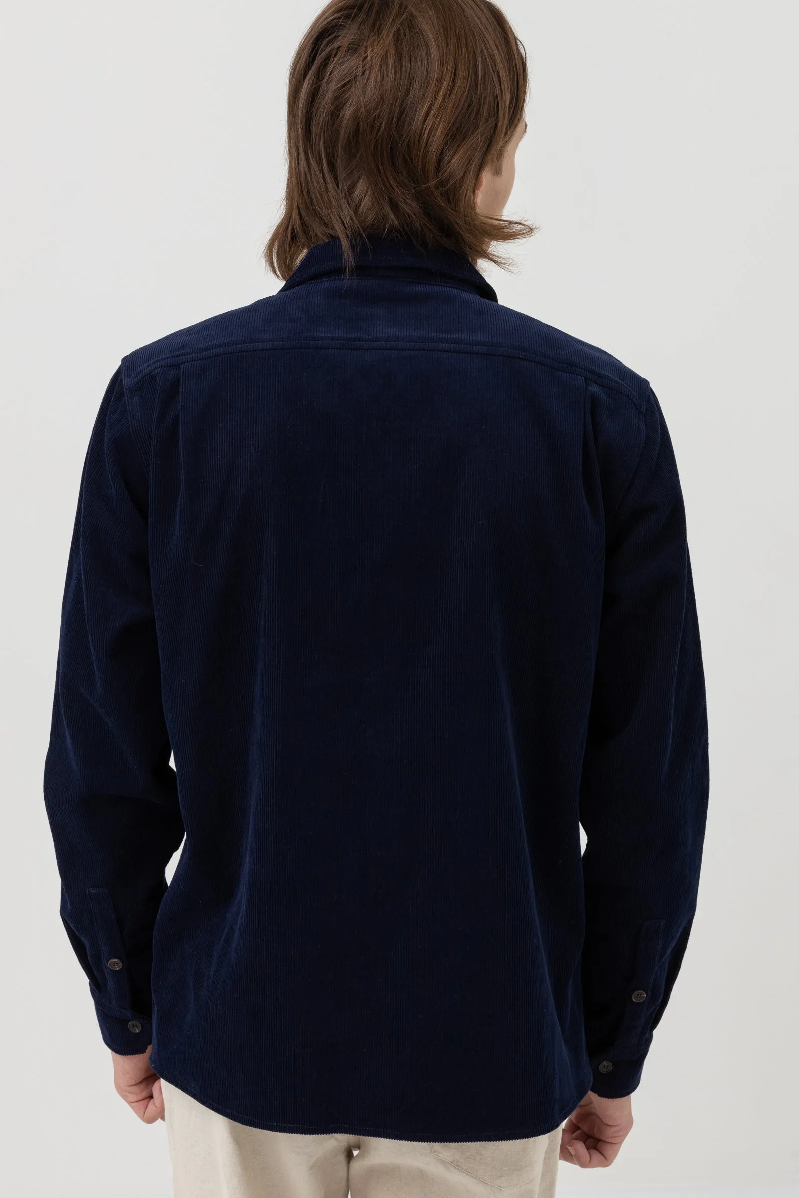 Corduroy Ls Shirt Navy