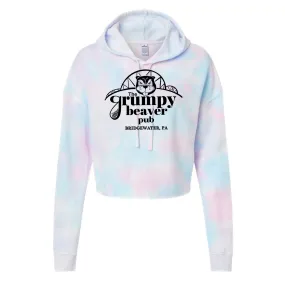 Cotton Candy Tie Dye Cropped Hoodie