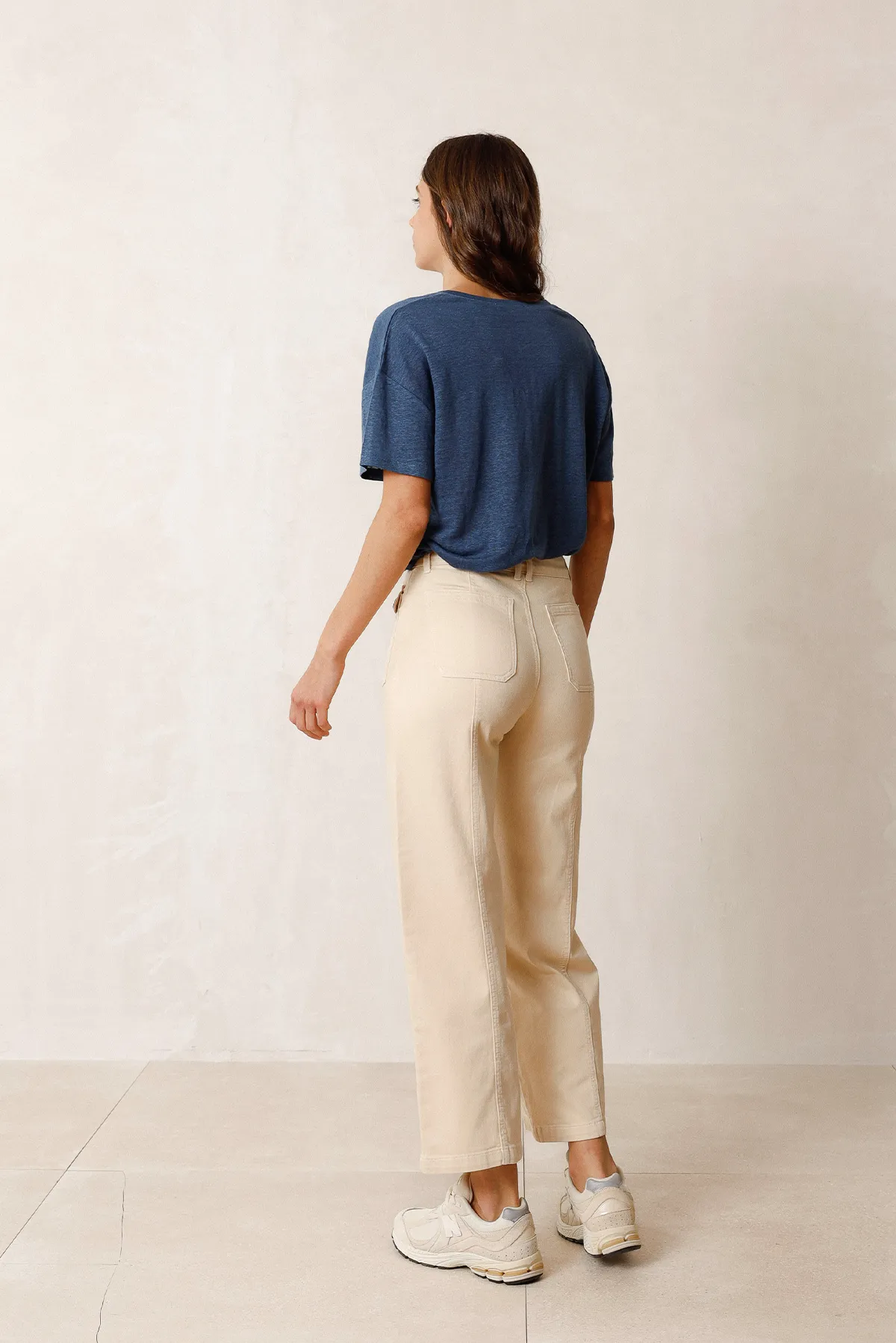 COTTON CROPPED PANT