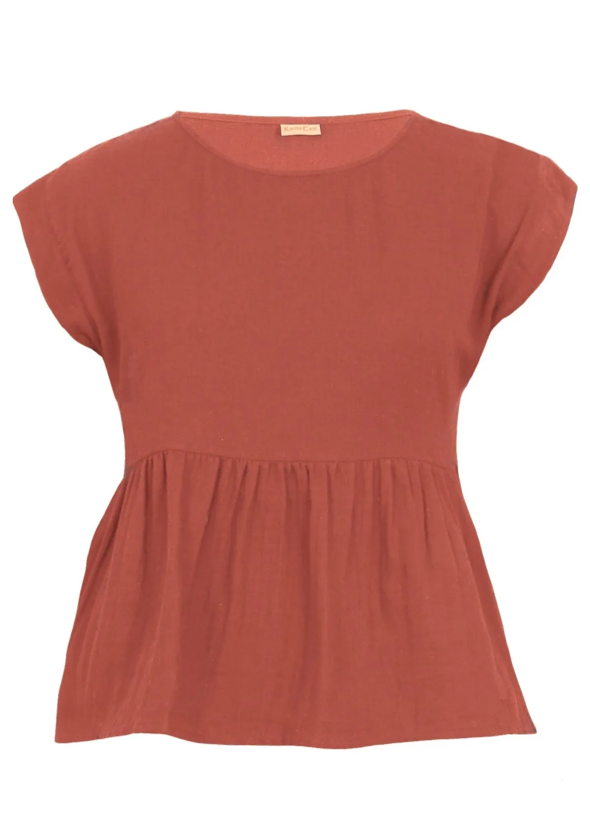 Cotton Thrills Top Marsala