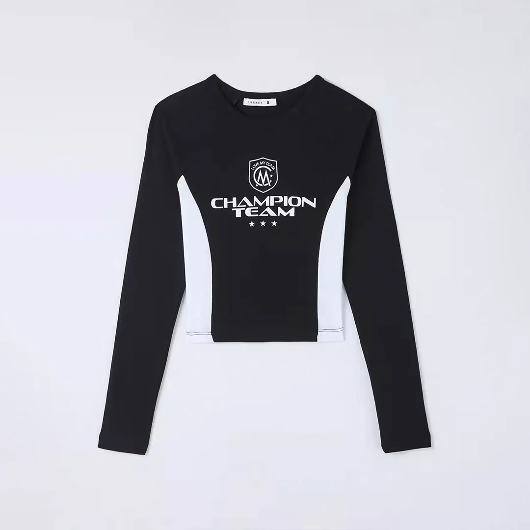 Crew Neck Long Sleeve T-Shirt