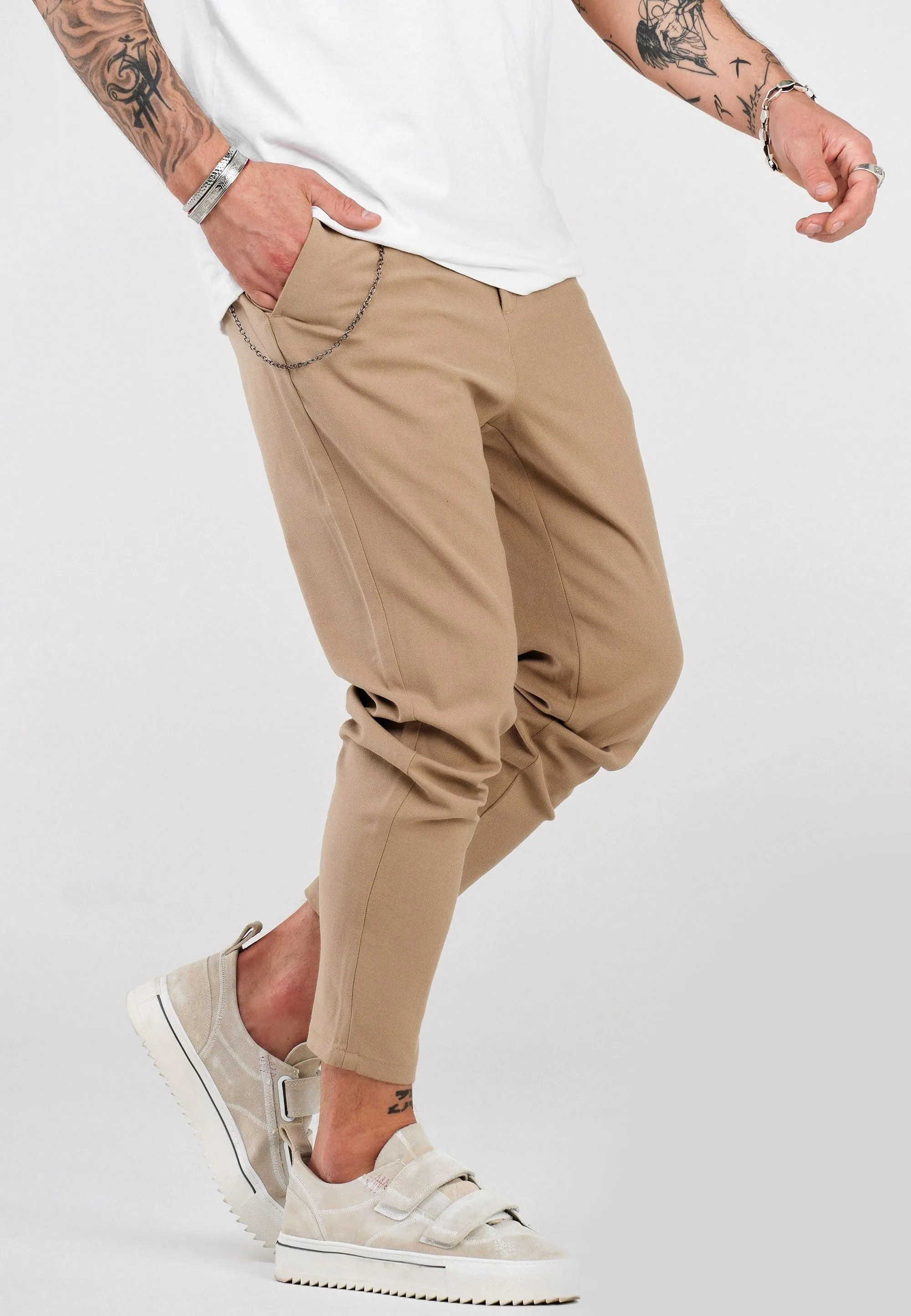 Cropped Hose Beige JN-3505