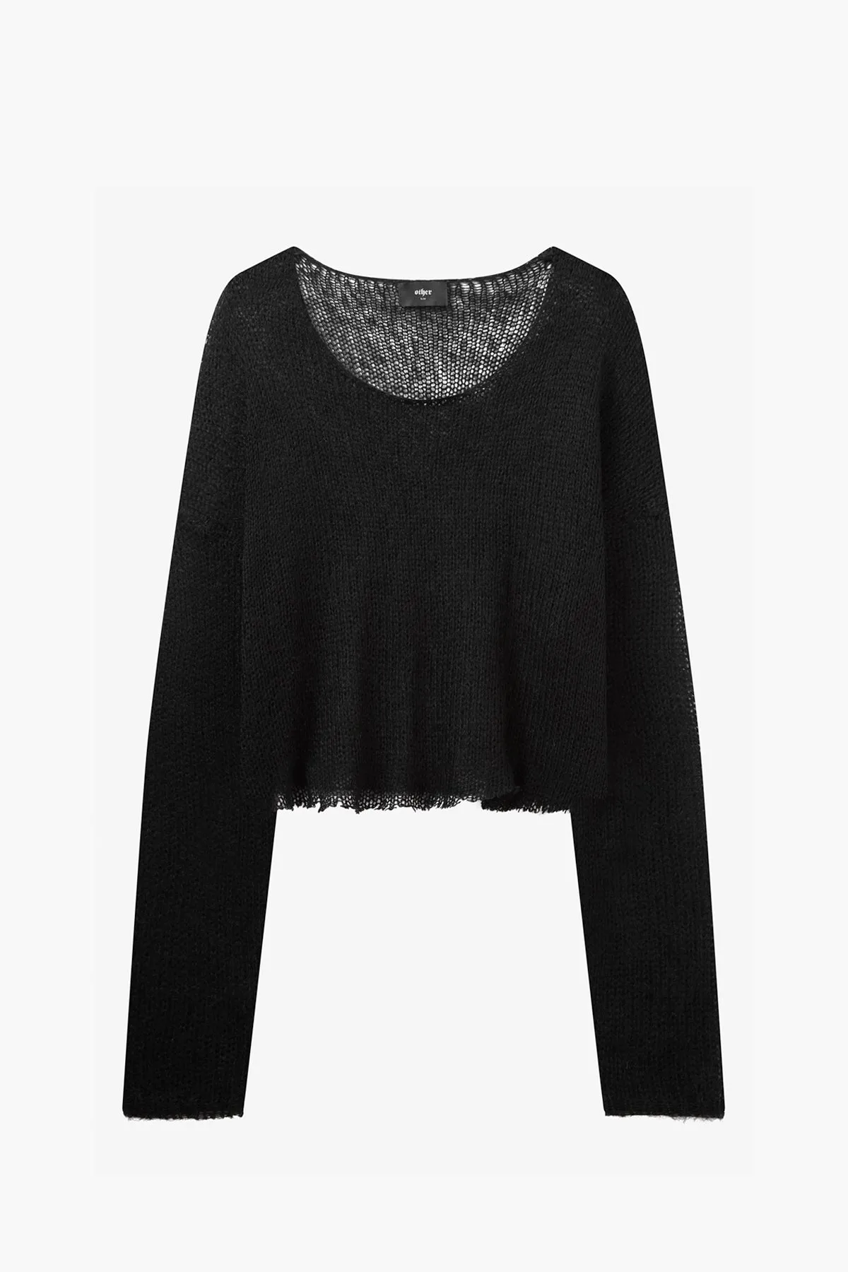 Cropped Navarro Jumper  |  Black