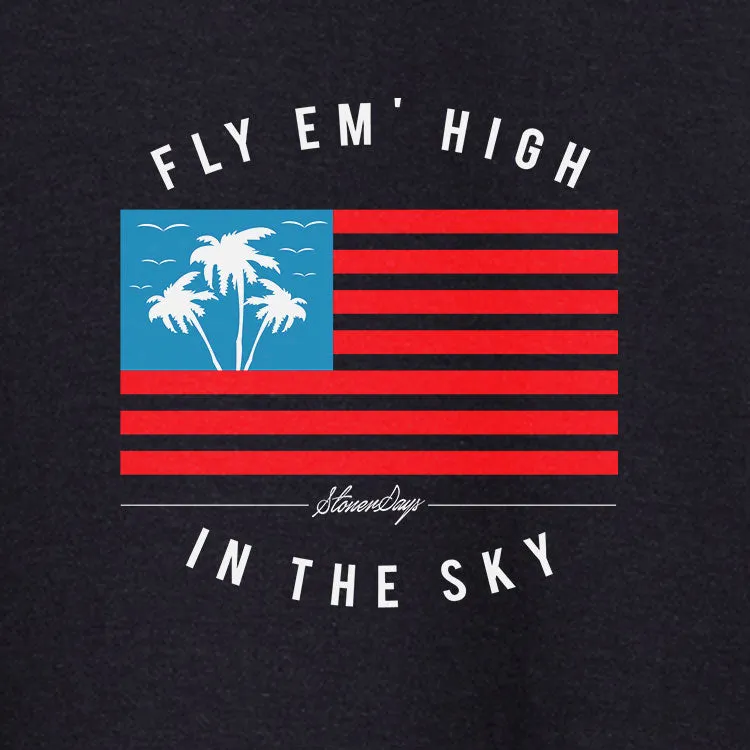 Fly Em High Crop Top Hoodie