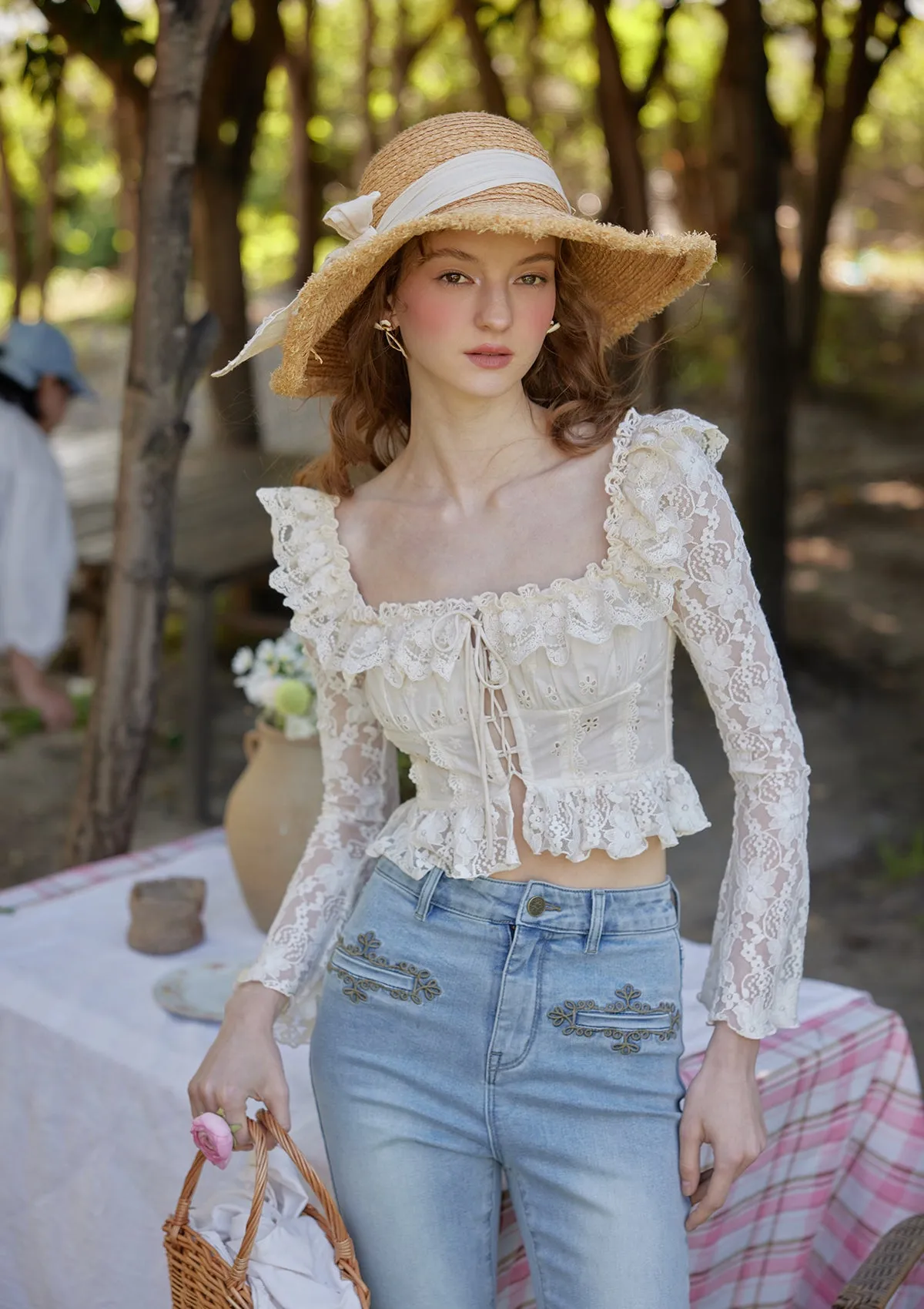 French Beauty Lace Top