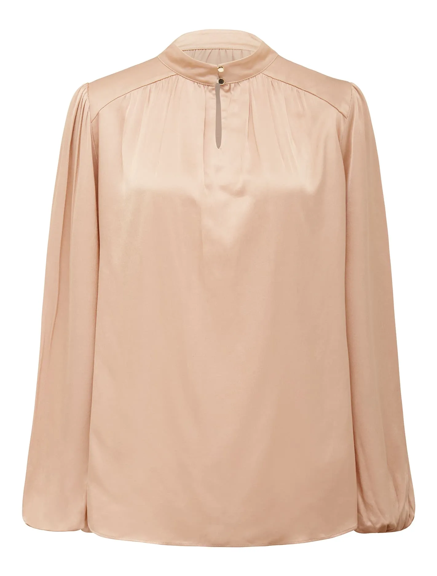 Gilli Gather Satin Shell Blouse