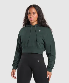 Gymshark Adapt Camo Graphic Hoodie - Victory Green