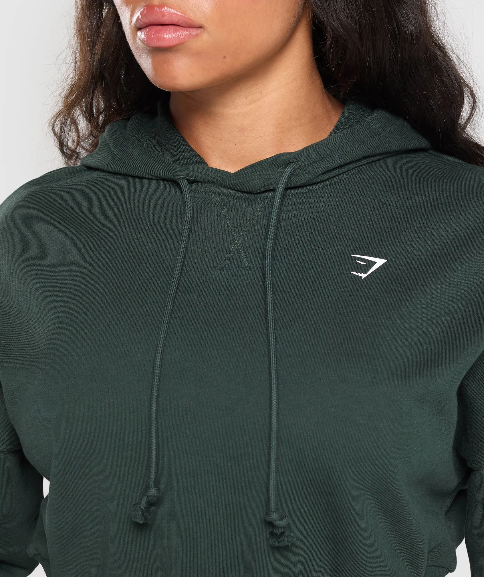 Gymshark Adapt Camo Graphic Hoodie - Victory Green