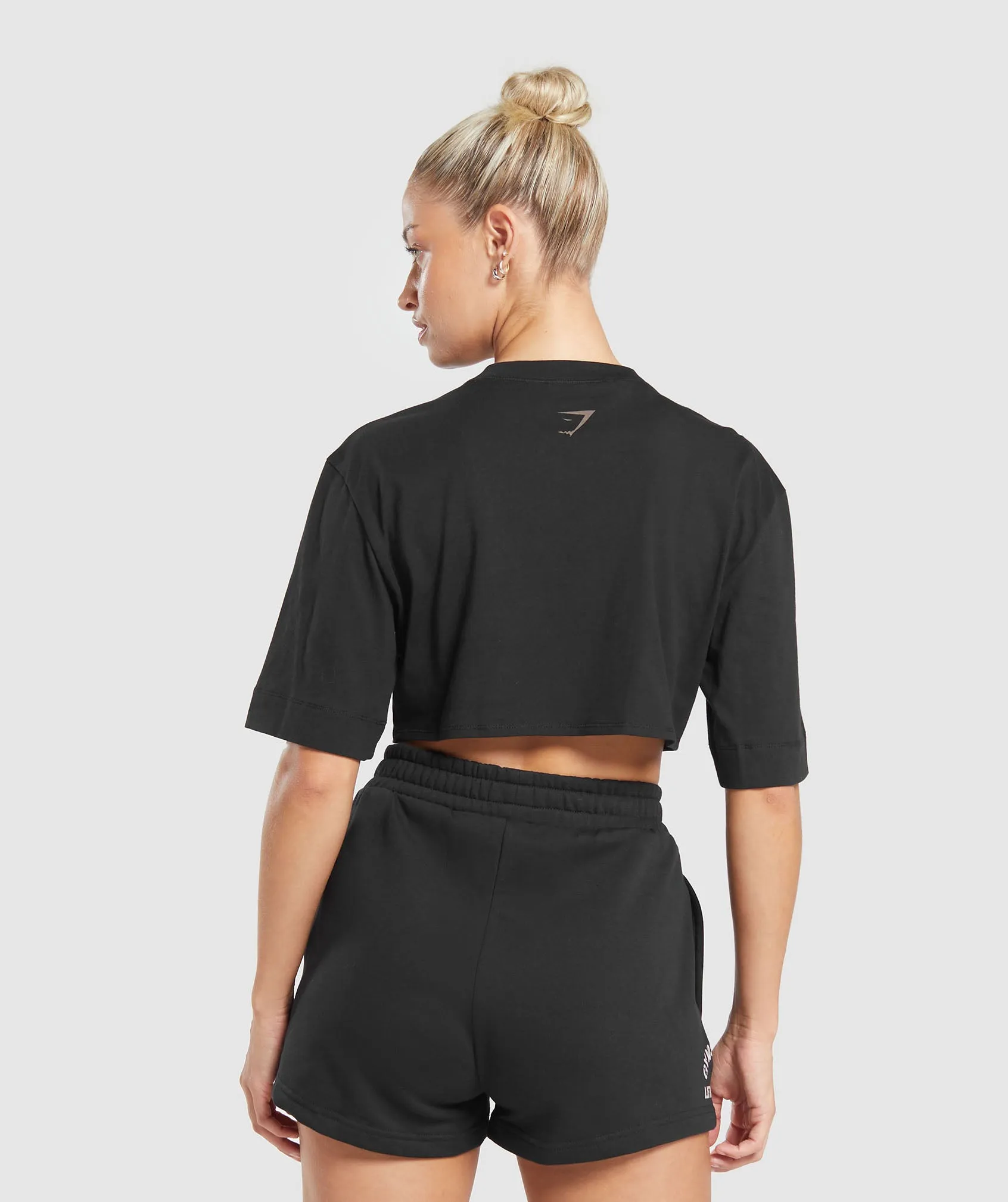 Gymshark Built Crop Top - Black