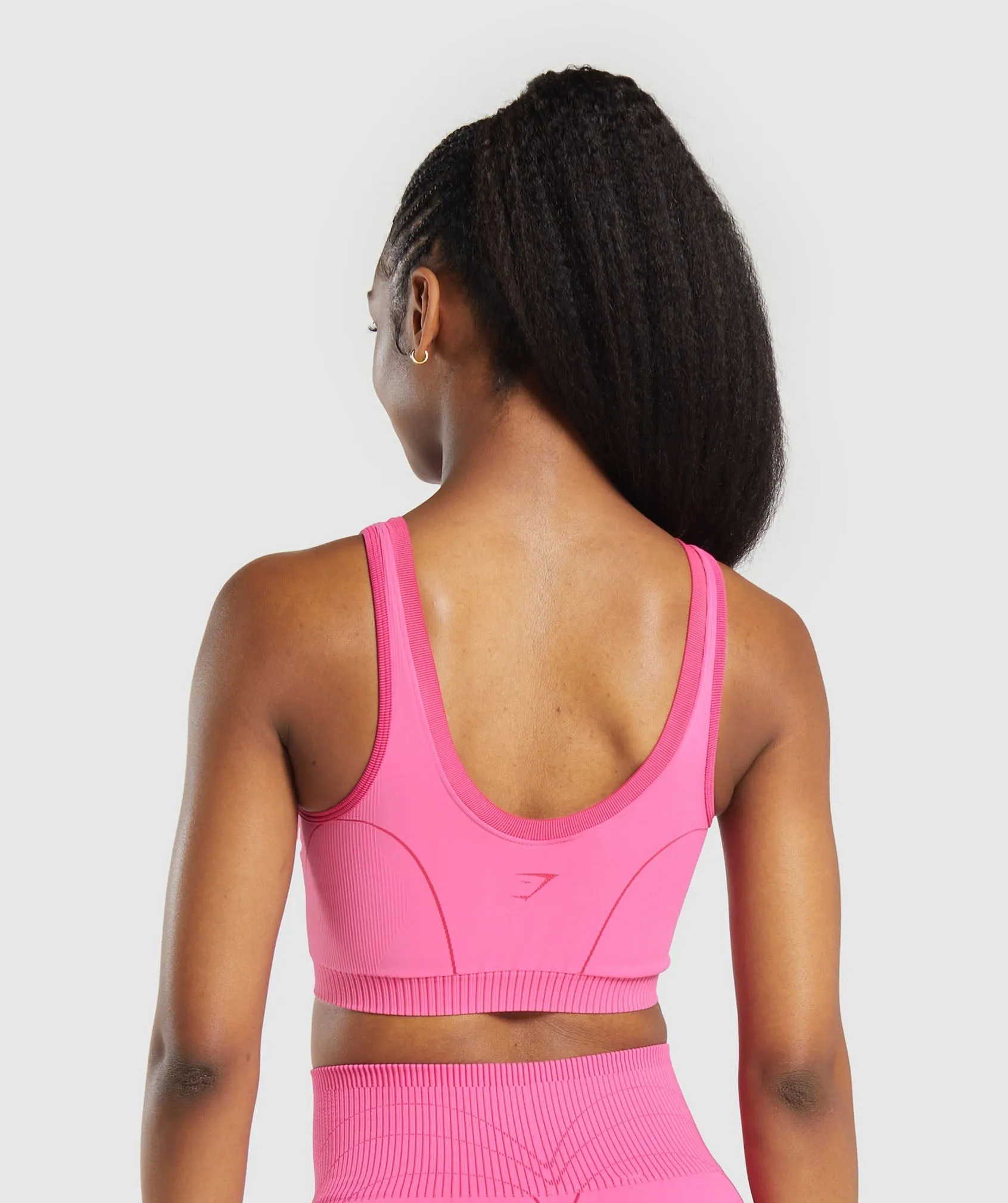 Gymshark Contour Heart Seamless Tank - Fetch Pink/Punk Pink