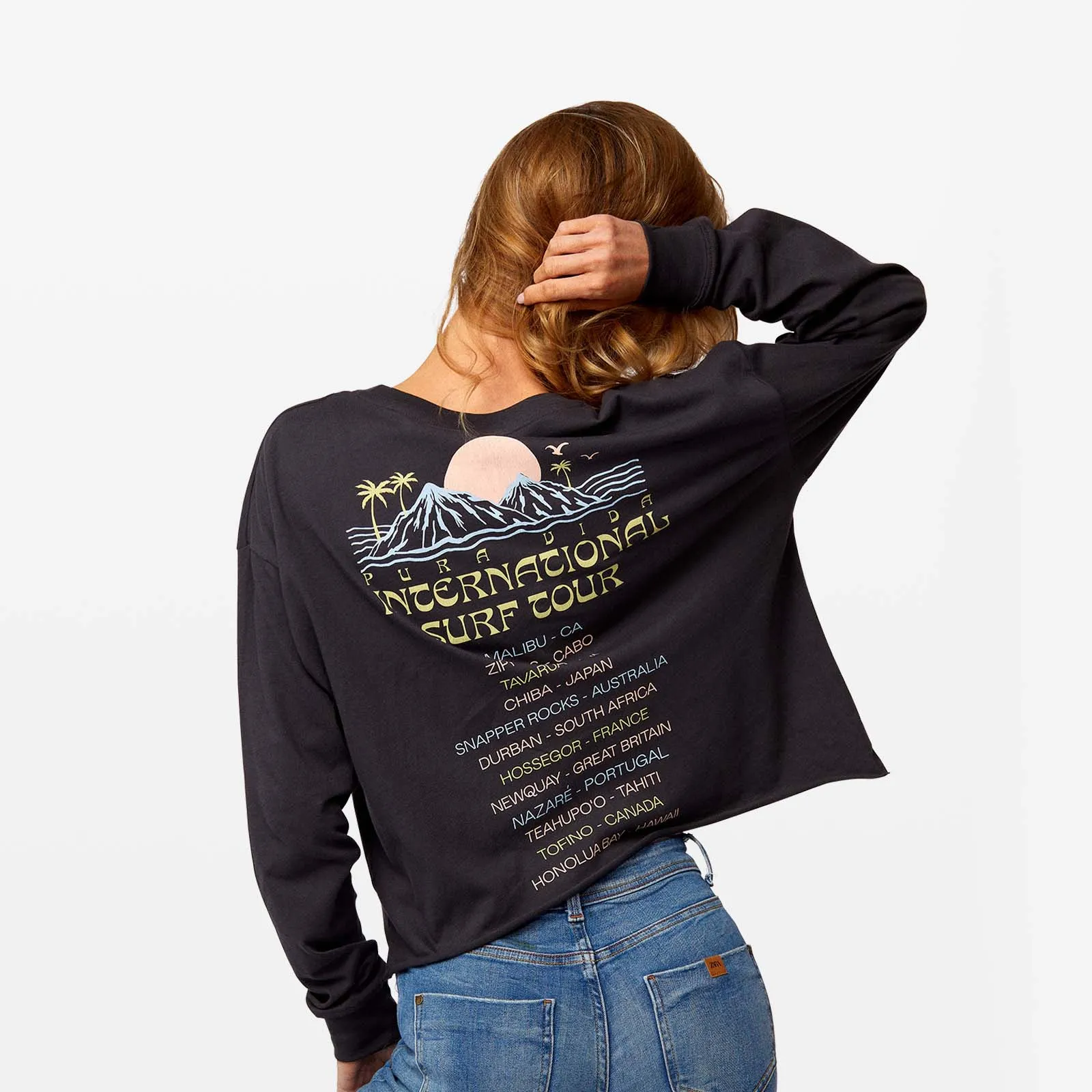 International Surf Tour Long Sleeve Boxy Tee