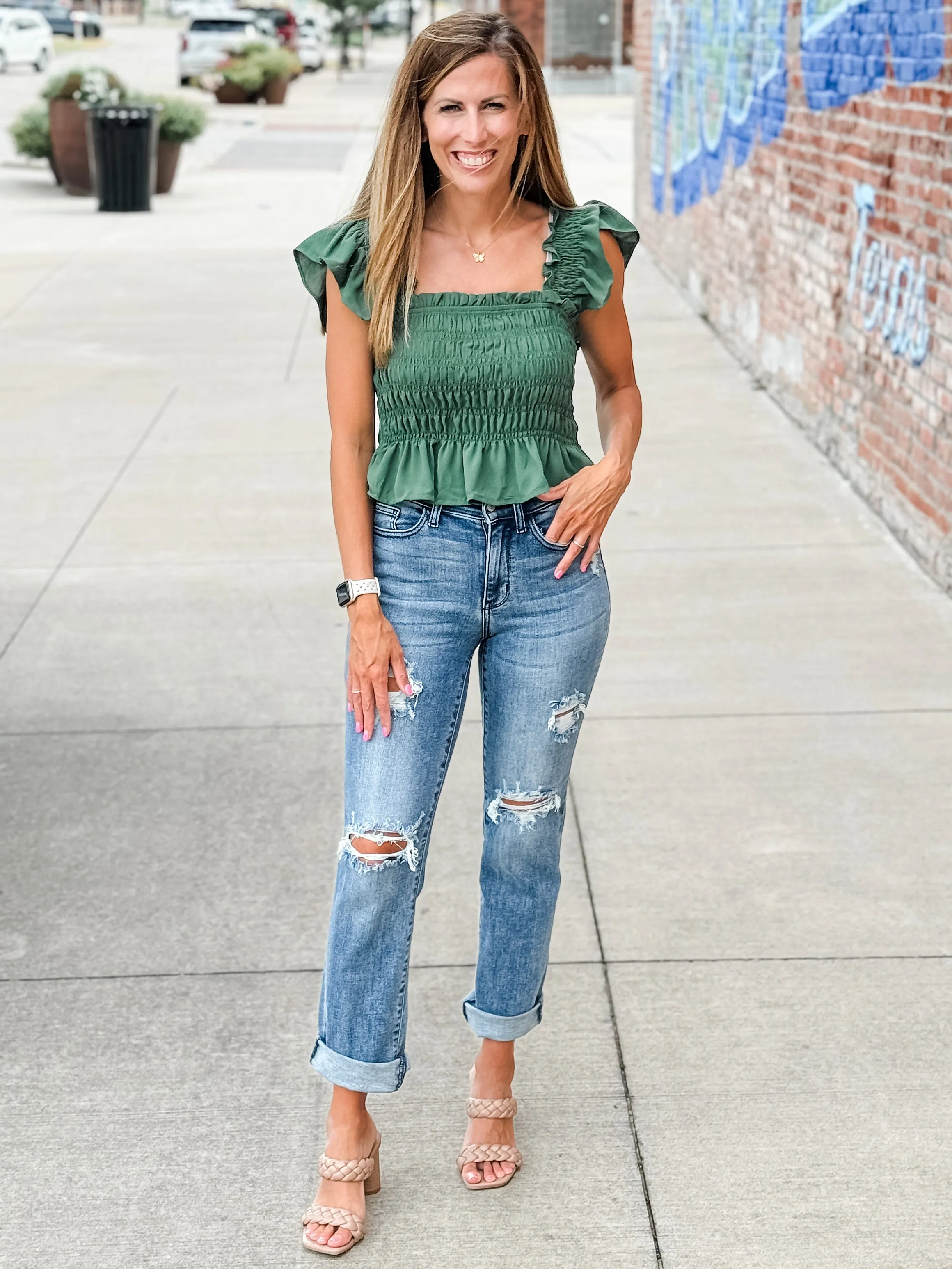 Jess Smocked Top