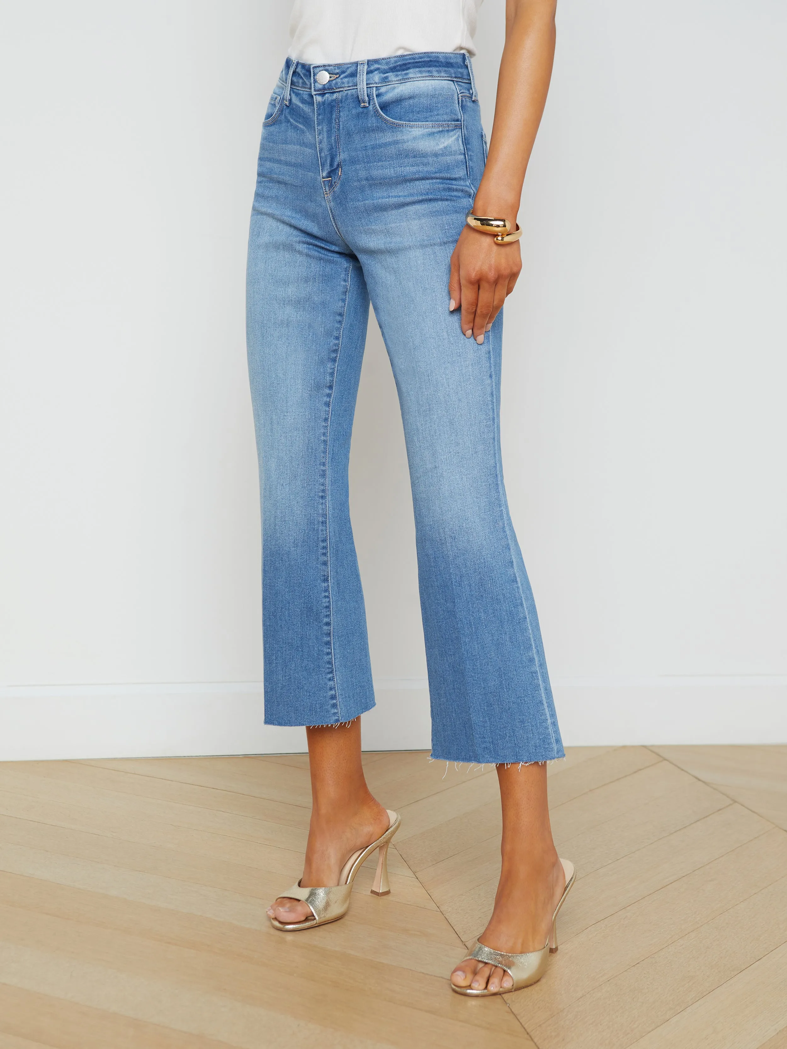 Kendra Cropped Flare Jean