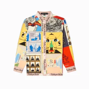 Kidsuper Printed Satin Shirt - Multi