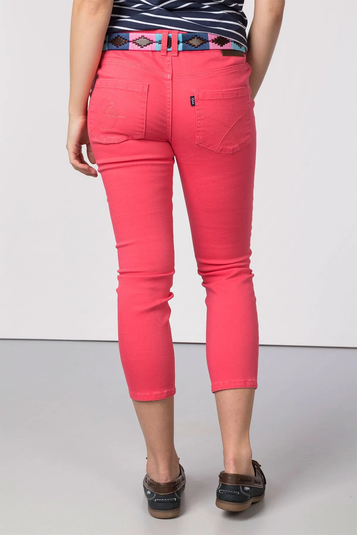 Ladies Skinny Cropped Jeans - Portia