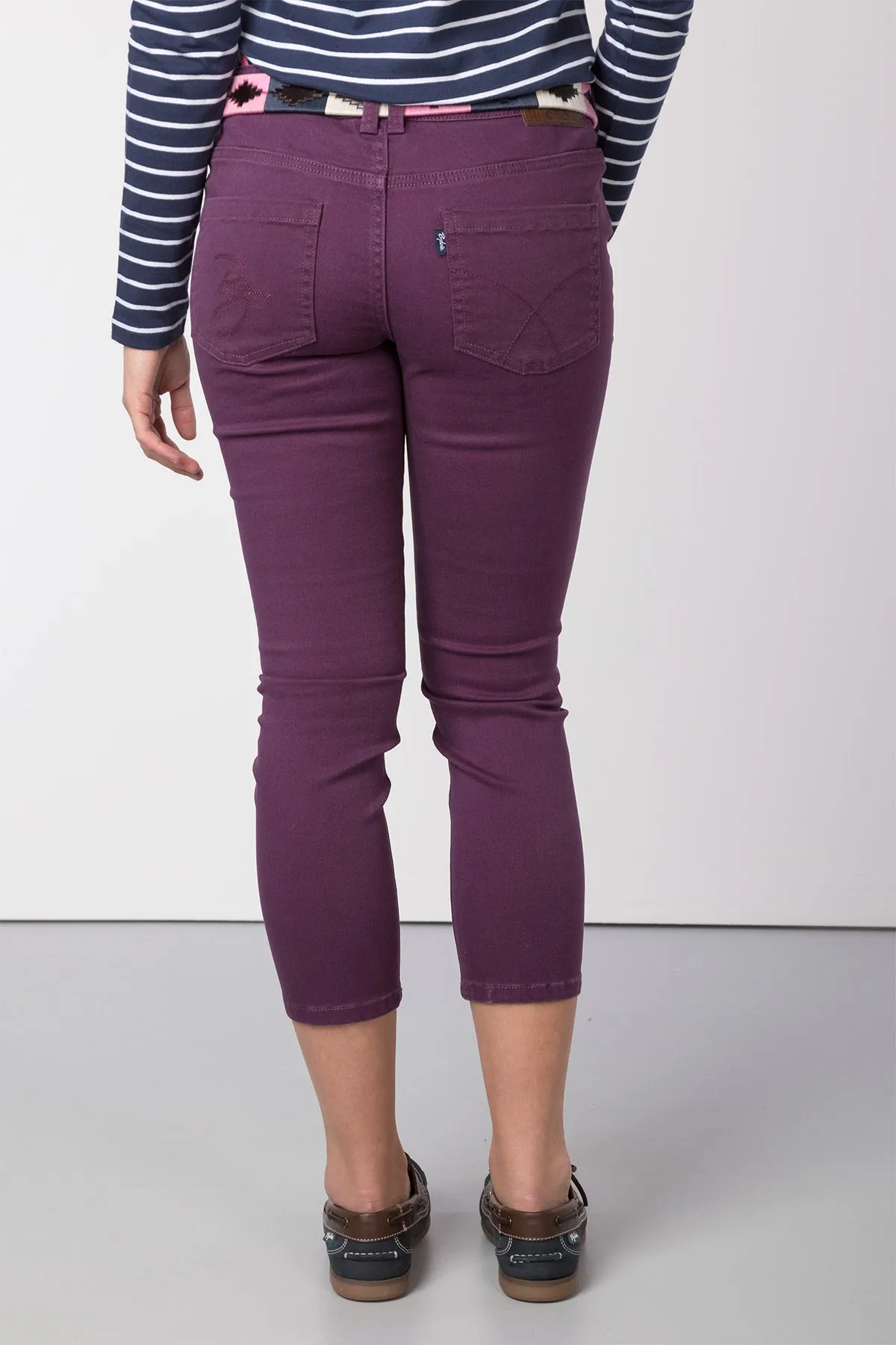 Ladies Skinny Cropped Jeans - Portia