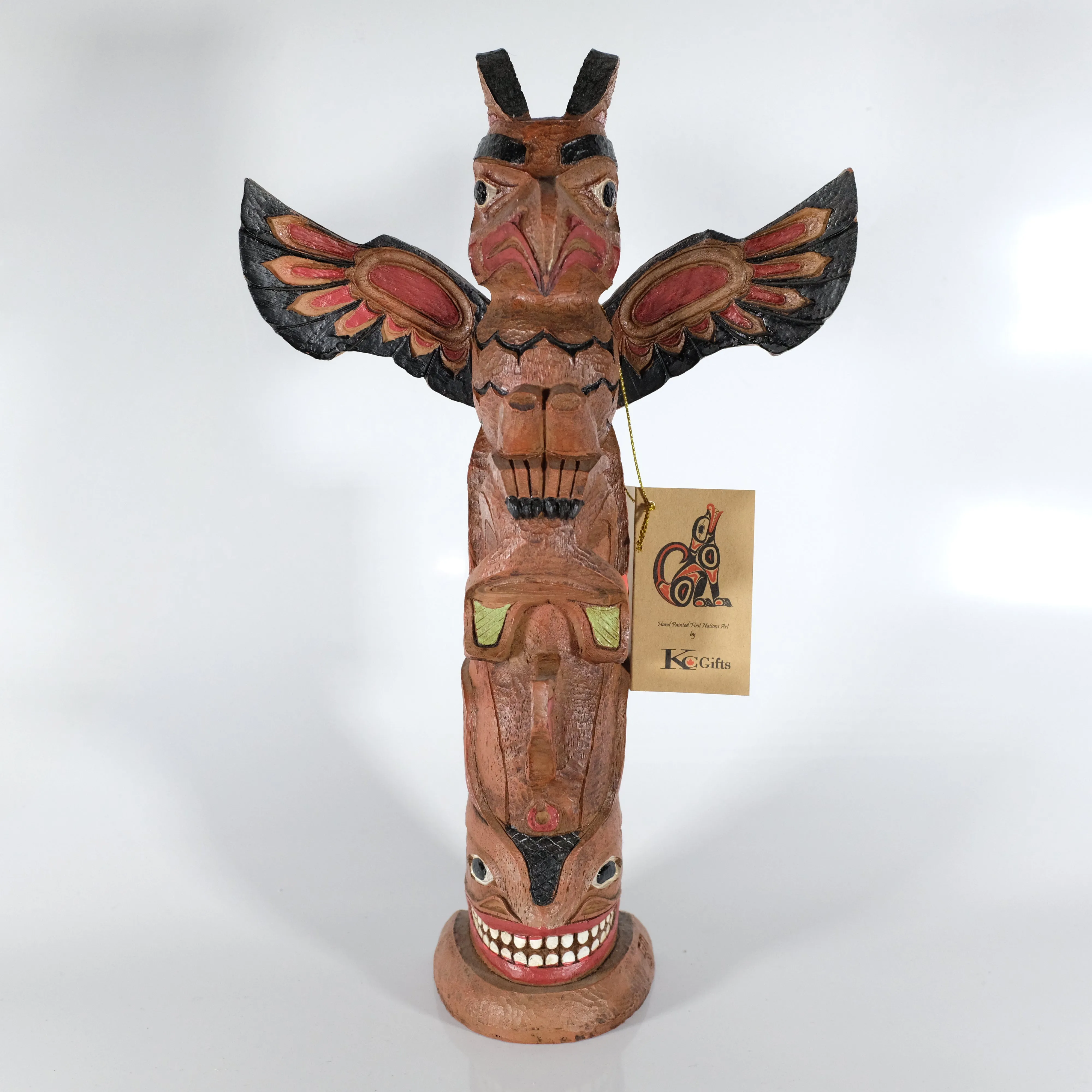 Large Colored Totem Pole